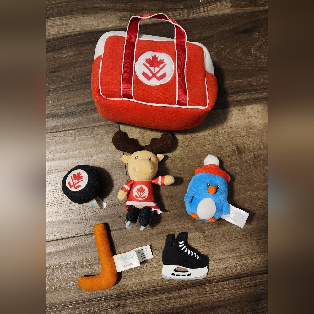 *Hockey Play Set and Teether*
